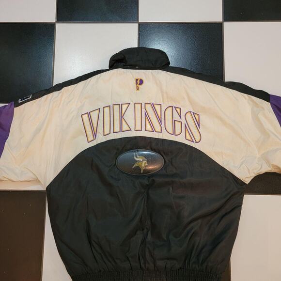 Vintage minnesota vikings football jacket - Picture 1 of 6